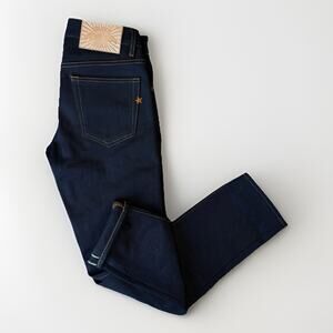 Brave Star Selvedge Jeans 31 Blue Dark Wash Denim Slim Straight Made in USA